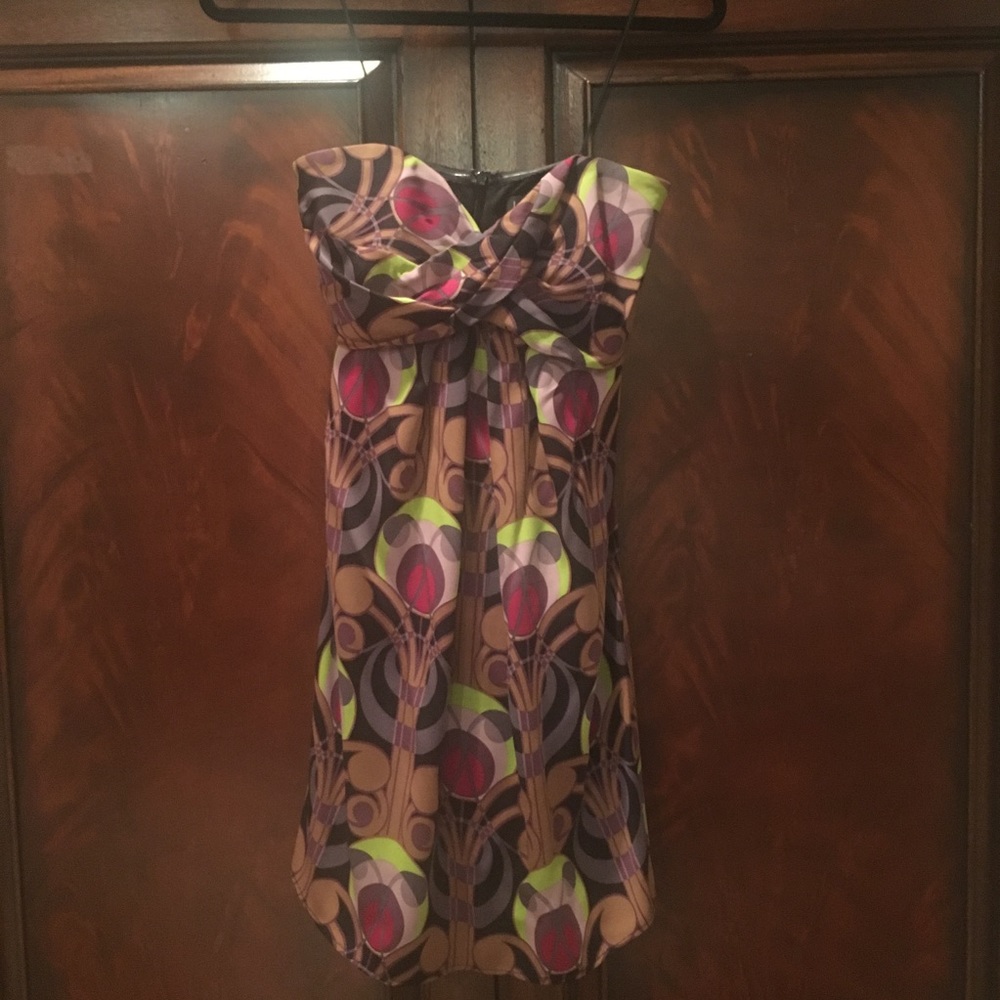 Nicole Miller Strapless Dress